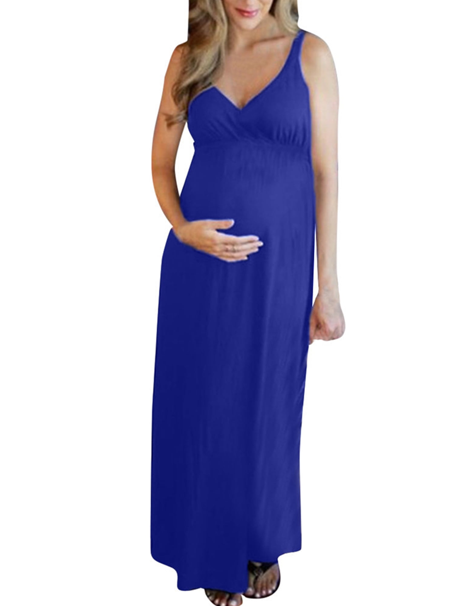 AMaVo - Avamo Women's Dress Sleeveless Tanks Tops Nursing Breastfeeding  Dresses Pregnant Maternity Casual Beach Sundress - Walmart.com - Walmart.com